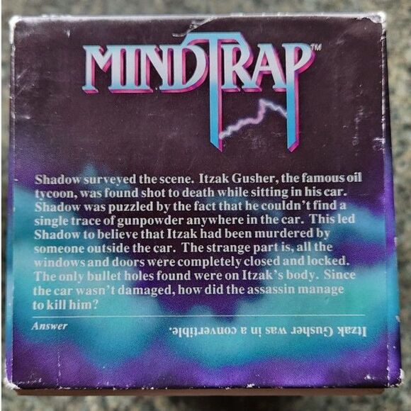 1991 Vintage MindTrap Card Game Will Challenge the Way You Think Ages 12 and Up - Picture 5 of 11